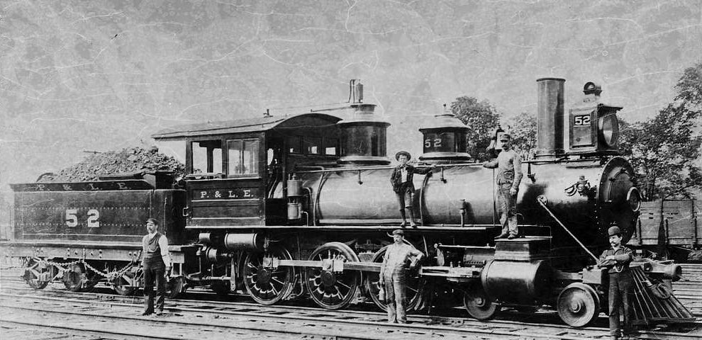 Pittsburgh & Lake Erie #52 4-6-0 Steam Locomotive