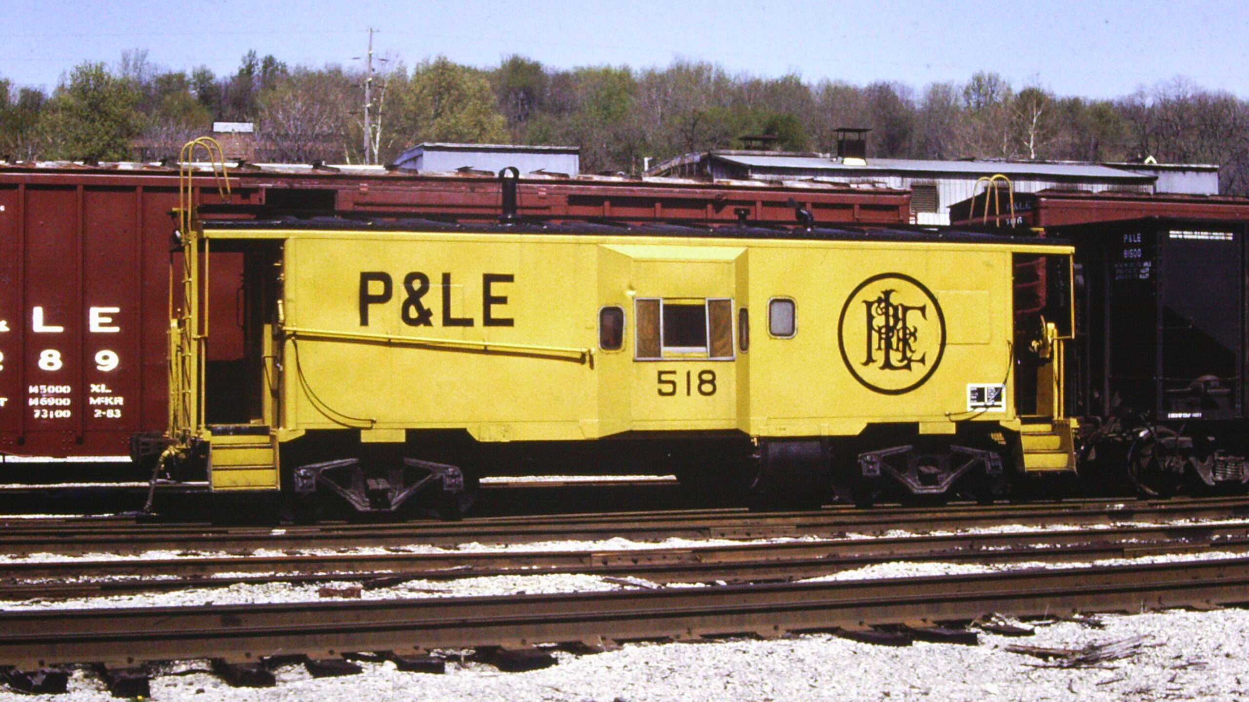 P&LE Bay Window Caboose Number 518 in Youngstown, Ohio.